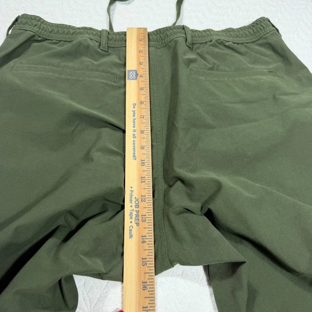 Uniqlo Utility Jogger Mens Pants XL Elastic Waist‎ Drawstring Olive Green EUC